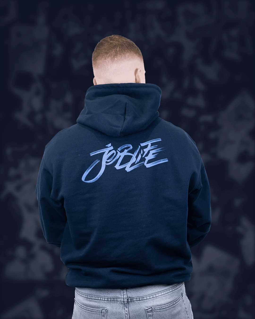 Hoodie Ultra Bleu - Dos